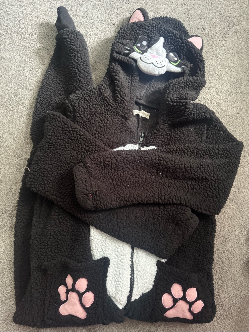 Black cat women’s onesie
